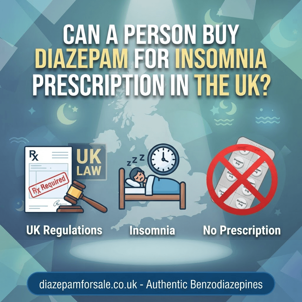 Can A Person Buy Diazepam for Insomnia Without A Prescription in the UK?