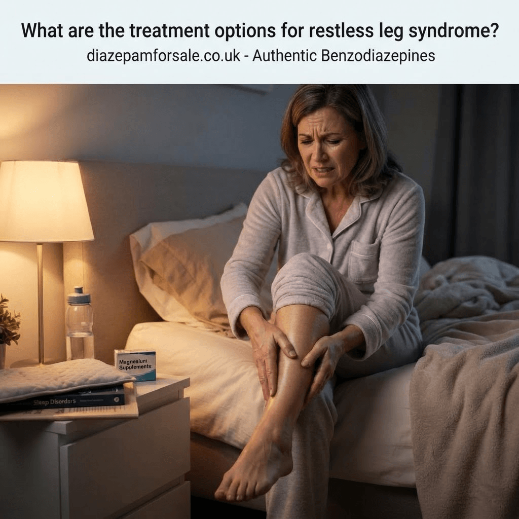 What are the treatment options for restless leg syndrome?