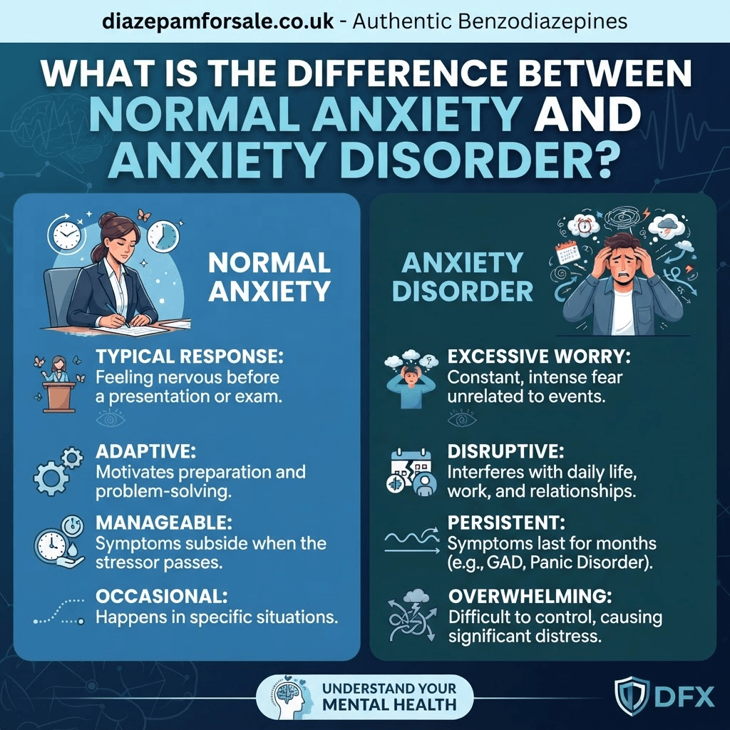 What is The Difference Between Normal Anxiety and Anxiety Disorder?